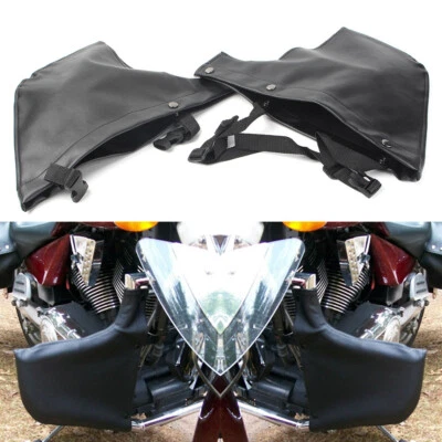 2x Lower Leg Lindby Tubing Engine Guard Cover for Victory Kingpin Vegas Jackpot Foto 1 de 4