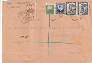 SCW 1936 frontale registrato da Alicante a Valencia con etichetta locale (109) - Foto 1 di 2