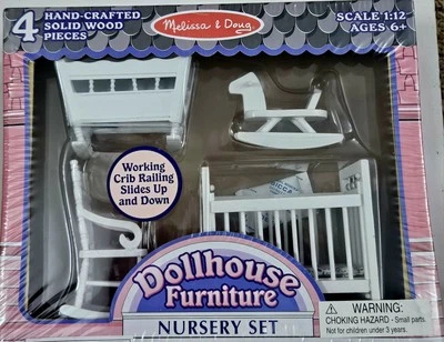 Juego de muebles para casa de muñecas Melissa & Doug muebles para casa de muñecas escala 1:12 Foto 1 de 4