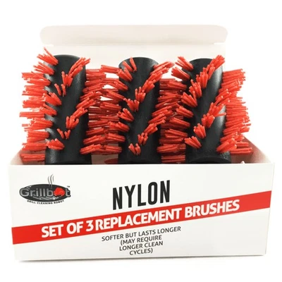 Cepillos de Nylon para Robot Automático de Limpieza de Parrilla - Juego de 3 Cepillos de Parrilla de Nylon... Foto 1 de 4