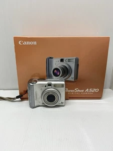 CANON PowerShot A 520 4MP Digital Camera 4xOptical Zoom In Box - Working - Picture 1 of 15