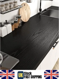 Envoltura de vinilo autoadhesiva duradera de madera de roble para encimeras de cocina y superficie de gabinete - Imagen 1 de 9