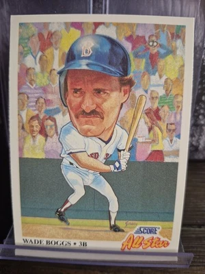 1991 Score - Wade Boggs #393 - Image 1 of 2