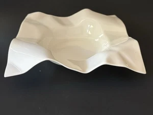 Borba Dudson Cina ciotola quadrata bordo ondulato antirughe piatto usato in ottime condizioni - Foto 1 di 5
