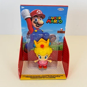Nintendo Super Mario Baby Princess Peach 2.5" Collectible Figure Jakks 2024 - Picture 1 of 7