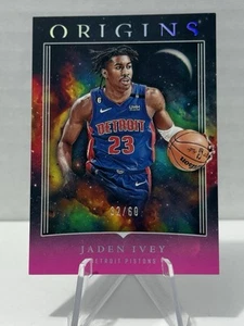 ๐ฅ JADEN IVEY DETROIT PISTONS * 2023-24 Panini Origins - PINK #โd /60๐ฅ - Picture 1 of 4