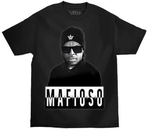 MAFIOSO LOCS T-shirt NWA Hip Hop Rap Tee Urban Streetwear Men's MEDIUM Black NWT - Picture 1 of 2