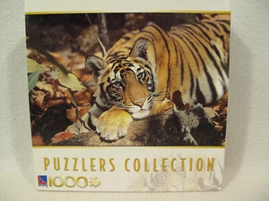 NIB Sure-Lox Puzzlers Collection 1000 Piece Jigsaw Puzzle - Tiger Resting - Picture 1 of 7