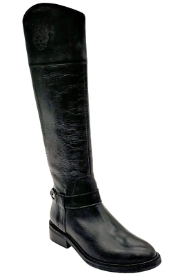 Vince Camuto Women's Leather Medium Calf, Knee High Boots Black - Image 1 of 3