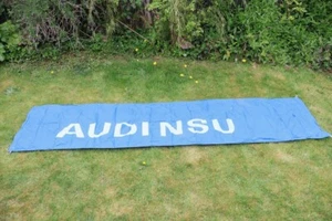 VW AUDI NSU BELGIQUE CONCESSIONNAIRE D'IETEREN BANNIÈRE DRAPEAU SIGNE du début des années 1970 - Photo 1 sur 6