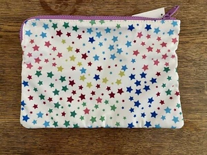 Urban Outfitters Nylon Rainbow Star Print Pouch NWT - Picture 1 of 6
