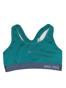 WOMEN’S NIKE PRO DRI-FIT Green Sports Bra SIZE XS - Picture 1 of 4