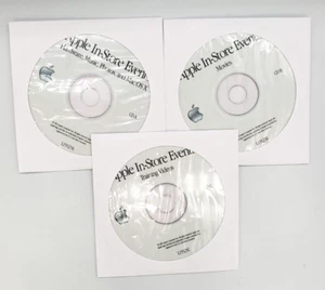 Apple In-Store Events Training Videos Movies Etc CD Set August/September 2001 - Afbeelding 1 van 9