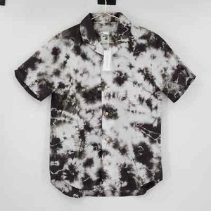 Camisa de barbacoa Outerknown en Galaxy para hombre manga corta con botones talla grande nueva con etiquetas - Imagen 1 de 6