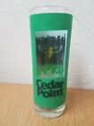 Vintage Cedar Point Raptor Ohio Rollercoaster Ride Green Frosted Glass