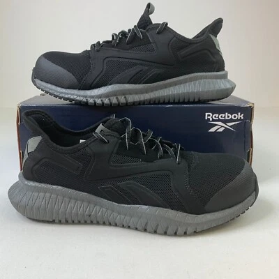 Reebok мужской Flexagon 3 работы туфли черный серый на шнуровке низкий Comp носок кроссовок размер 8 Вт - Изображение 1 из 4