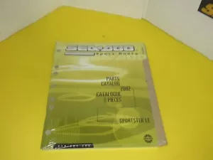 2002 NEW sealed Sea-doo Sportster LE parts catalog #219301360 - Picture 1 of 2