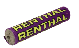Almohadilla de barra Renthal Supercross 10 pulgadas/240 mm vintage púrpura negro amarillo - Imagen 1 de 1