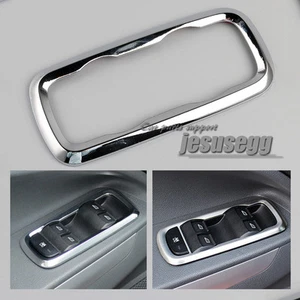 1x Chrome Front Left Door Switch Panel Cover Trim For Ford Fiesta 3 Ecosport MK7 - Picture 1 of 5