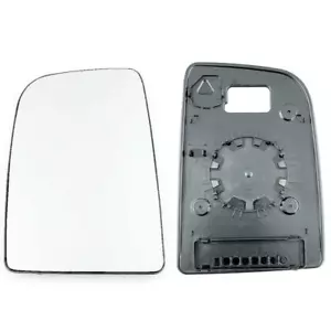 For Mercedes Sprinter 2006-2019 Upper Door Wing Mirror Glass Left Push On Round - Picture 1 of 1