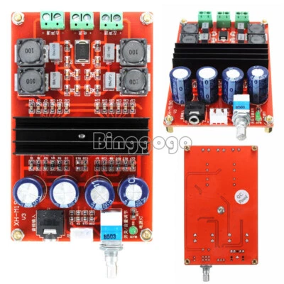 MARKENLOS Placa Amplificador Audio Digital TPA3116 D2 Doble Canal 2X100W 12V-24V para Arduino