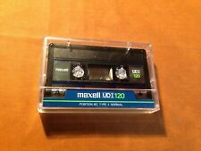 1 x Maxell UDI 120 Cassette,IEC I/Normal Position,sehr guter Zustand, 1986