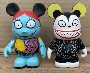 2 Disney Vinylmation THE NIGHTMARE BEFORE CHRISTMAS SALLY TEDDY 2010 2013 - Picture 1 of 5