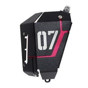 Red Radiator Water Coolant Resevoir Tank Cover For YAMAHA FZ07 MT-07 XSR700 - Picture 1 of 8