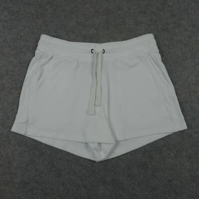 DKNY Shorts Womens Small White Terry Cloth Comfort Casual Lounge Wear Sport Y2K - Image 1 of 4