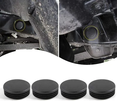 Juego de 4 tapones para chasis de orificio de marco piezas de cubierta de orificio de tubo para Jeep Wrangler JL JT 18+ Foto 1 de 4