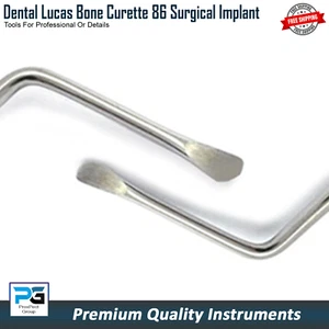 Dental Lucas Curette 86 Bone Curette Parodontale Lucas Bone Curettes - Foto 1 di 5