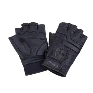 Indian Motorcycle Men's Leather Fingerless Denton Glove Black 2860896 - Bild 1 von 4