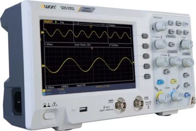 Memory Length Portable Desktop Oscilloscope OWON SDS1052 50MHz Bandwidth 10kpt - Image 1 of 4