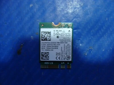 Dell Inspiron 13.3" 7370 OEM Laptop Wireless WiFi Card K57GX 7265NGW GLP* - Image 1 of 2