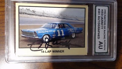 1990 MASTERS OF RACING NED JARRETT #201 AUTOGRAPHED AUTHENTIC SPA - Image 1 of 4