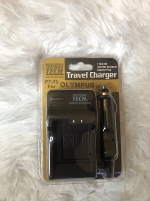 MINI CARGADOR DE BATERÍA PREMIUM TECH PT-79 para OLYMPUS Li-90B / Li-92B, Nuevo En Caja Foto 1 de 2