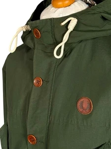 Fred Perry Offshore Parka Size M Hunting Green Ska Mod Scooter Casuals Terraces - Picture 1 of 15