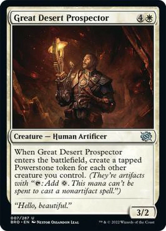 x1 Great Desert Prospector - The Brothers' War - NM - MTG - Image 1 of 1
