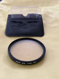 ROLEV M.G. 77mm SKY CAMERA LENS FILTER WITH CASE NICE!! - Picture 1 of 2