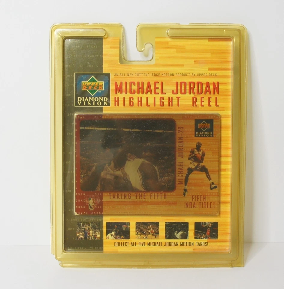 Carrete destacado de Michael Jordan Diamond Vision de cubierta superior #4 Taking the Fifth Foto 1 de 2