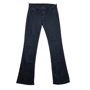 7 For All Mankind Dark Wash Rocker Jeans Size 32 - Picture 1 of 5