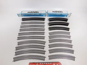 DM601-1# 32x Märklin H0 AC K-Track Curved 2221 2274 2231 SG/Mint + 2x Box - Picture 1 of 5