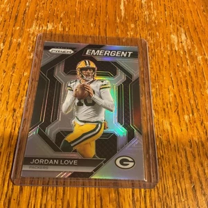 2023 Panini Prizm Jordan Love Silver Prizm Emergent Insert #H-3 Packers - Picture 1 of 4