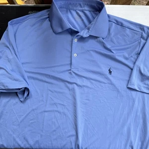 Polo Ralph Lauren Performance Classic Blue Men's Polo Shirt Size 2XLT - Picture 1 of 2