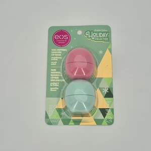 EOS Sorbete de Fresa y Dulce Menta Bálsamo Labial Orgánico Colección Vacaciones TOTALMENTE NUEVO - Imagen 1 de 11