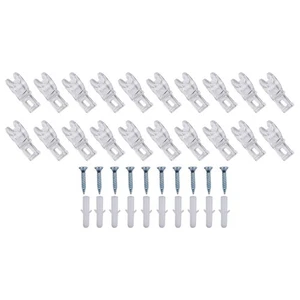 Long lasting Durability with Premium Roller Cord Guide Fixation Hooks 20pcs - Photo 1/12