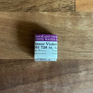 Winsor & Newton Artists’ Watercolour Paint Half Pan Winsor Violet Vintage - Picture 1 of 4