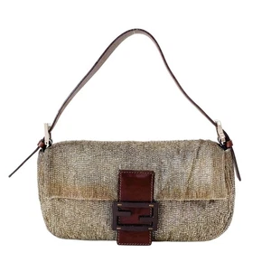 FENDI Baguette Silver Beads Bag - Picture 1 of 21