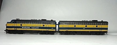 HO Proto 2000 Pro-Custom Wabash Valley AB 365 & 379 Powered Diesels DCC & Sound - Image 1 of 4