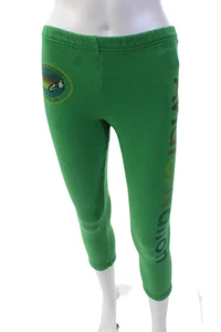 Aviator Nation Childrens Girls Pull On High Rise Sweatpants Green Size 8 - Picture 1 of 5